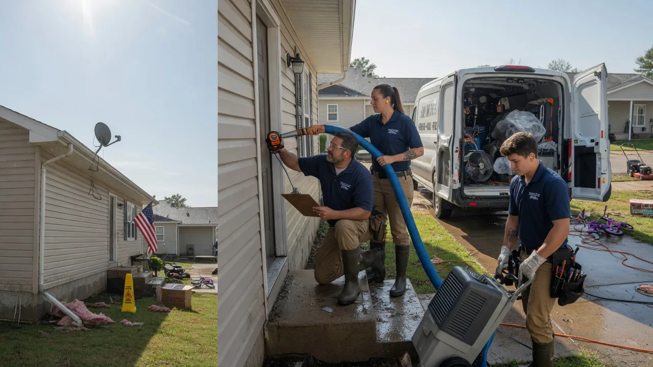 Ceiling Water Damage Restoration in Ellendale, TN near me